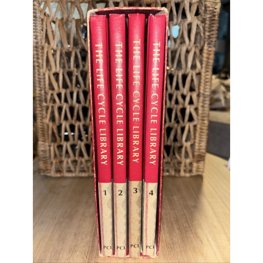 The Life Cycle Library For Young people Full Book Set 1-4 In Box Vintage 1978